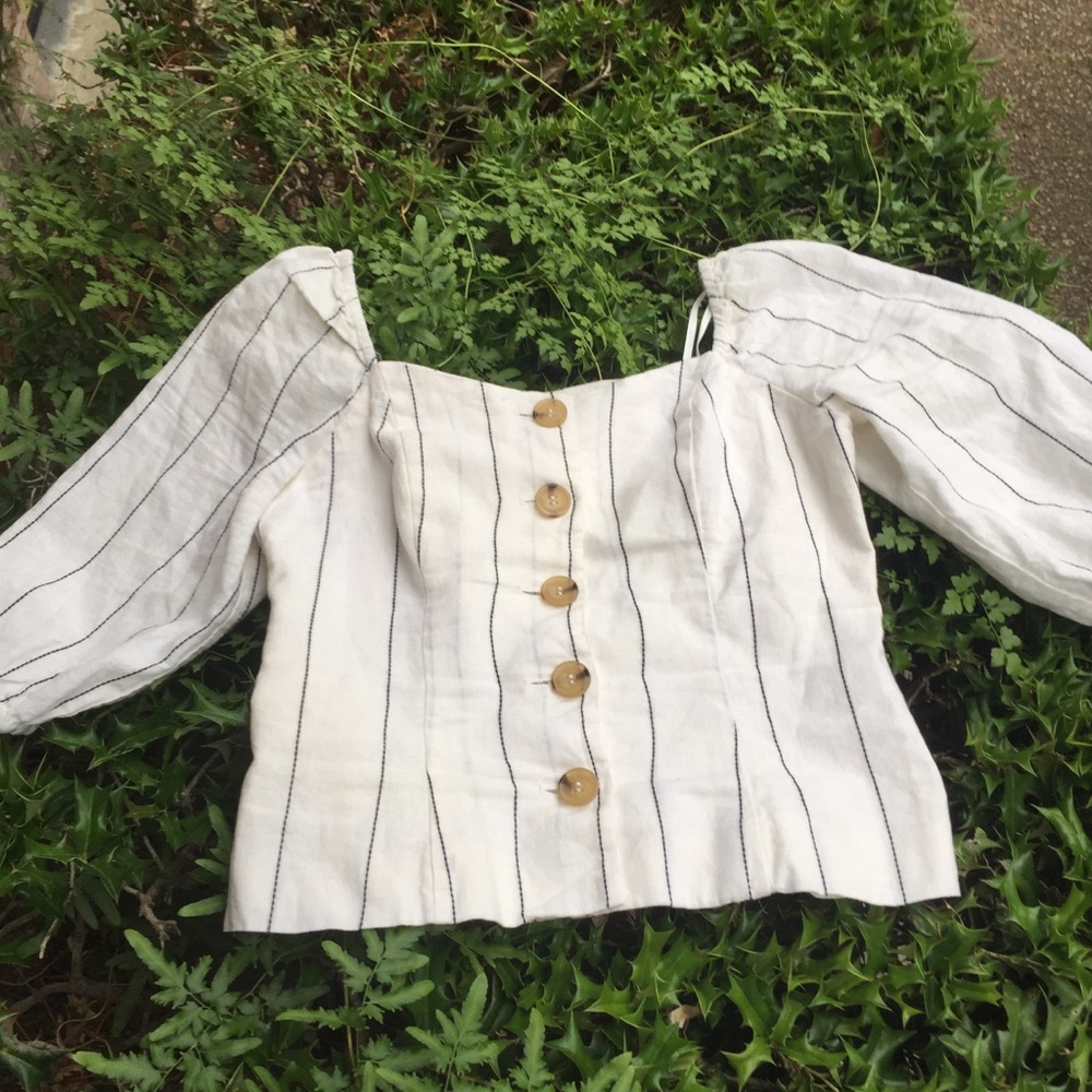 Forever 21 linen blouse